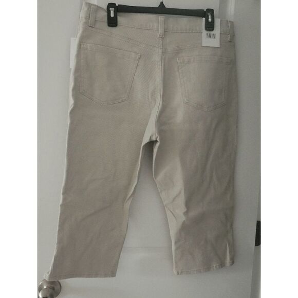 Gloria Vanderbilt Women's Amanda Capri Jeans Stonewood 14P - Picture 7 of 8